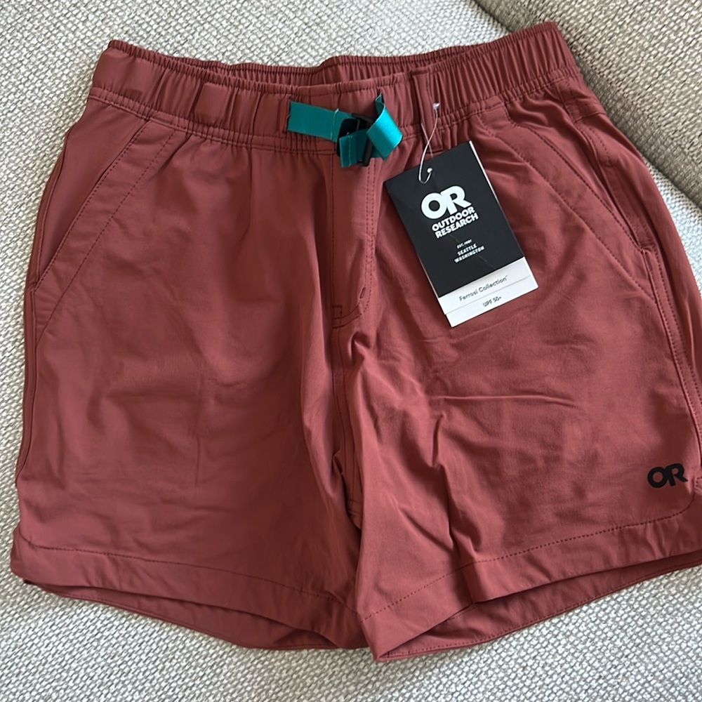 Outdoor Research Women’s Brick color (S) Ferrosi Shorts 5” inseam